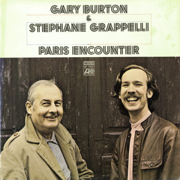 Gary Burton, Stéphane Grappelli – Paris Encounter LP vinyl record, image 1 of 4