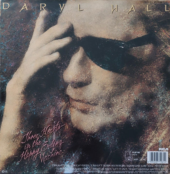 Daryl Hall – Three Hearts In The Happy Ending Machine LP vinyl record, image 4 of 7