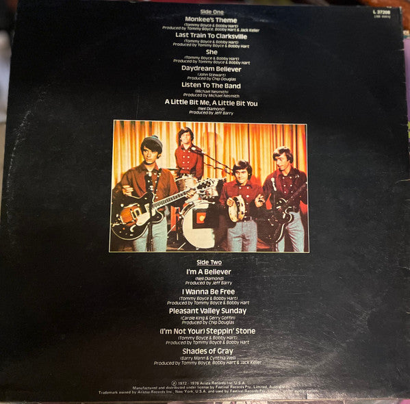 The Monkees – The Monkees Greatest Hits LP vinyl record, image 2 of 4