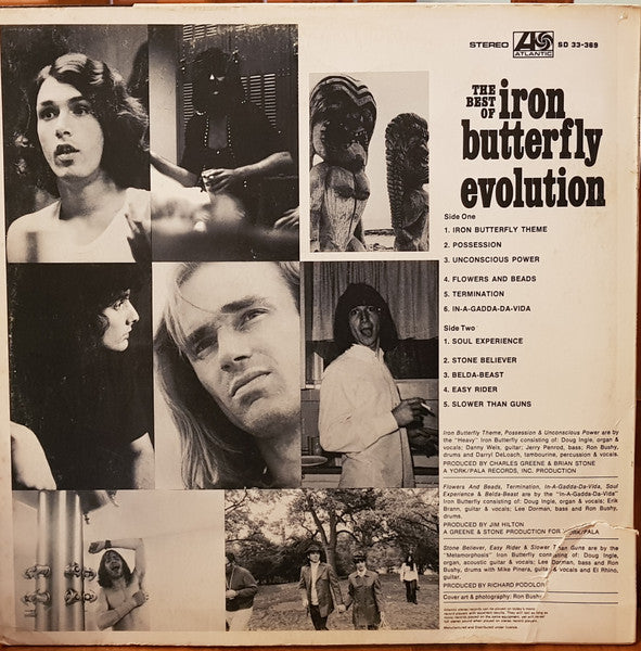 Iron Butterfly – The Best Of Iron Butterfly Evolution LP vinyl record, image 2 of 4