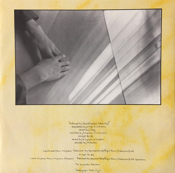 David Sylvian – Brilliant Trees LP vinyl record, image 5 of 7