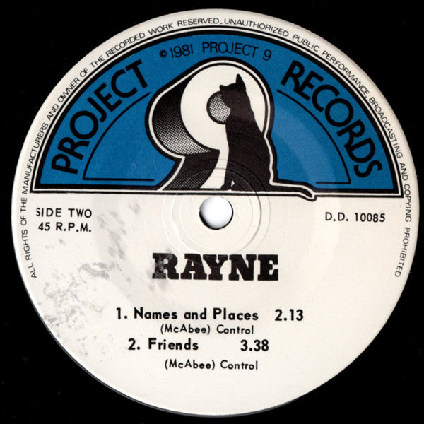 Rayne – One Way Ticket 7" vinyl record, image 4 of 4
