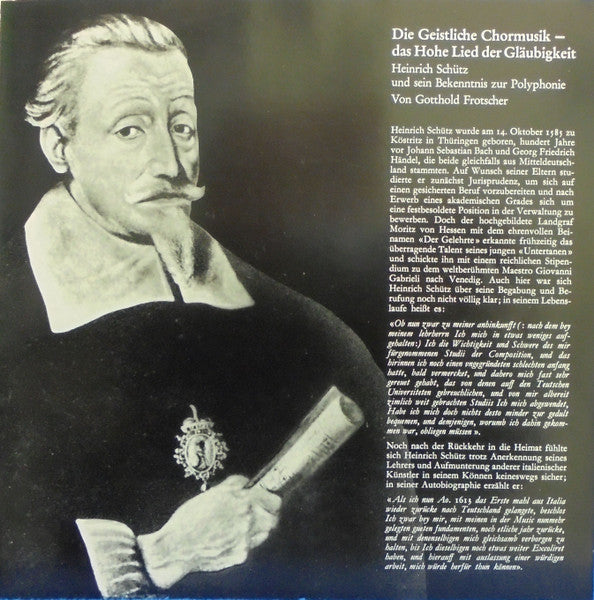 Heinrich Schütz, Dresdner Kreuzchor, Dresdner Philharmonie, Rudolf Mauersberger – Geistliche Chormusik 1648 (3xLP) LP vinyl record, image 3 of 10