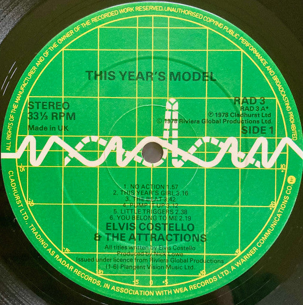 Elvis Costello – This Year's Model LP vinyl record, image 3 of 10