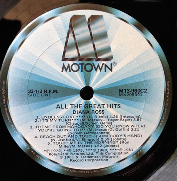 Diana Ross – All The Great Hits (2xLP) LP vinyl record, image 5 of 8