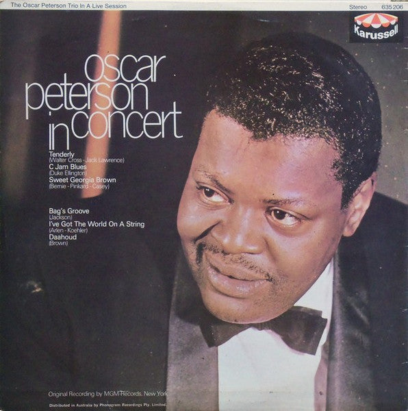 Oscar Peterson – In Concert LP vinyl record, image 2 of 4