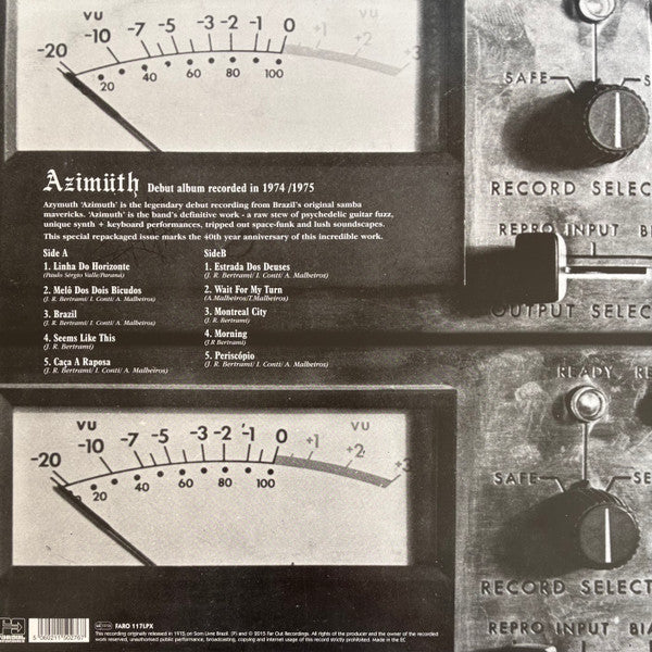 Azymuth – Azimüth LP vinyl record, image 2 of 6