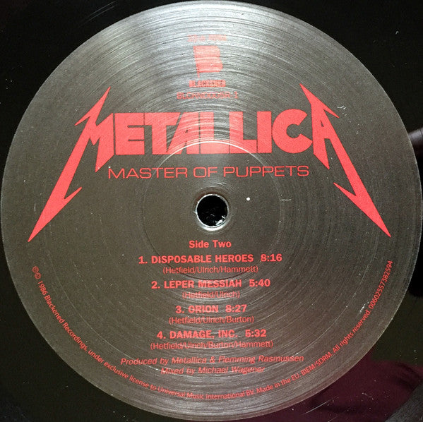 Metallica – Master Of Puppets LP vinyl record, image 4 of 9