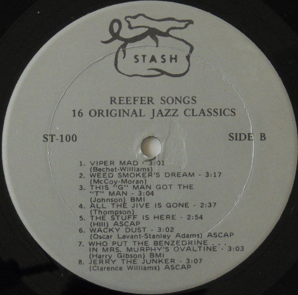 Various – Reefer Songs (16 Original Jazz Classics) LP vinyl record, image 4 of 4