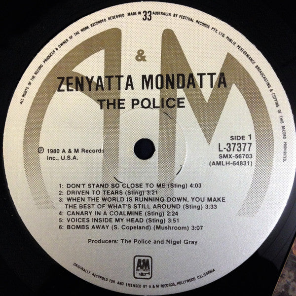 The Police – Zenyatta Mondatta LP vinyl record, image 8 of 9