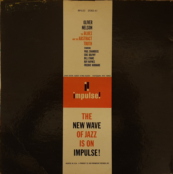 Oliver Nelson – The Blues And The Abstract Truth LP vinyl record, image 4 of 6