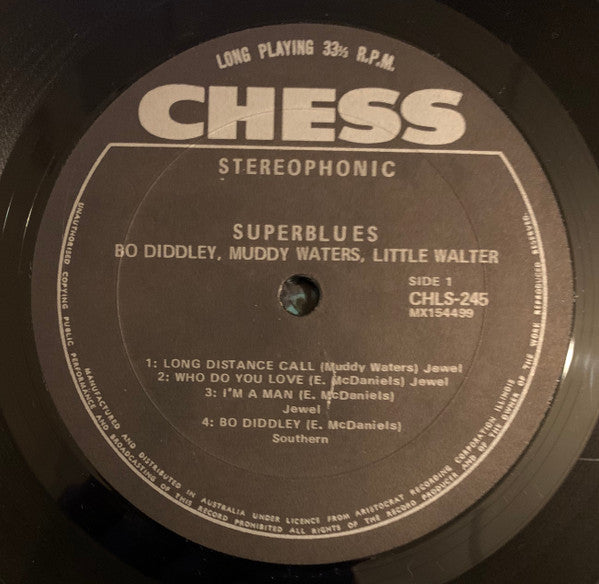 Bo Diddley, Little Walter, Muddy Waters – Super Blues LP vinyl record, image 3 of 4