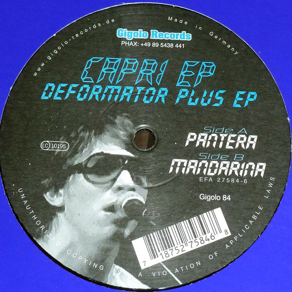 Capri – Deformator Plus EP 12" vinyl record, image 1 of 2