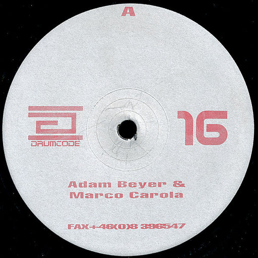 Marco Carola & Adam Beyer – Drumcode 16 12" vinyl record, image 1 of 2