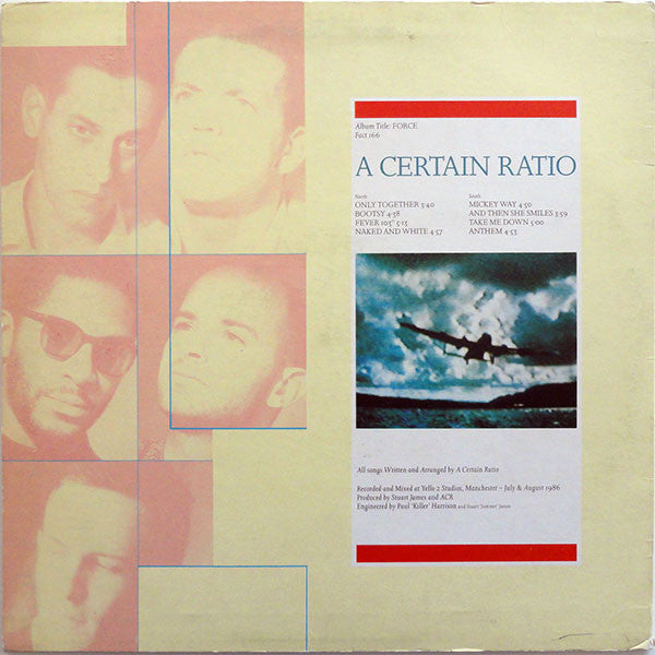 A Certain Ratio – Force LP vinyl record, image 2 of 6