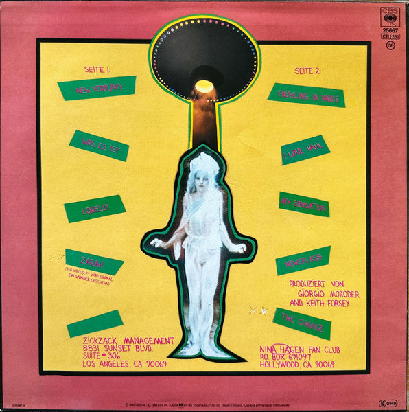 Nina Hagen – Angstlos LP vinyl record, image 2 of 9