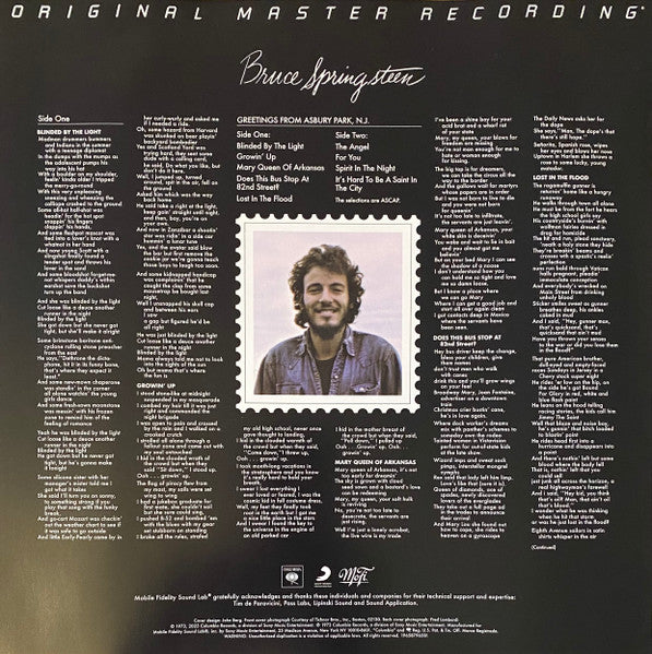 Bruce Springsteen – Greetings From Asbury Park N.J. LP vinyl record, image 6 of 10
