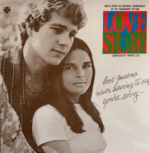 Francis Lai – Love Story - Music From The Original Soundtrack Of The Paramount Picture