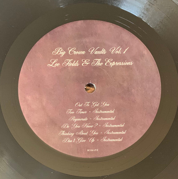 Lee Fields, The Expressions – Big Crown Vaults Vol. 1 LP vinyl record, image 6 of 7