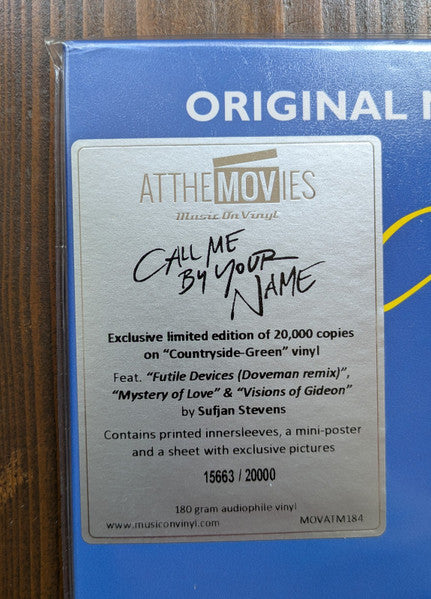 Various – Call Me By Your Name (Original Motion Picture Soundtrack) (2xLP) LP vinyl record, image 4 of 10