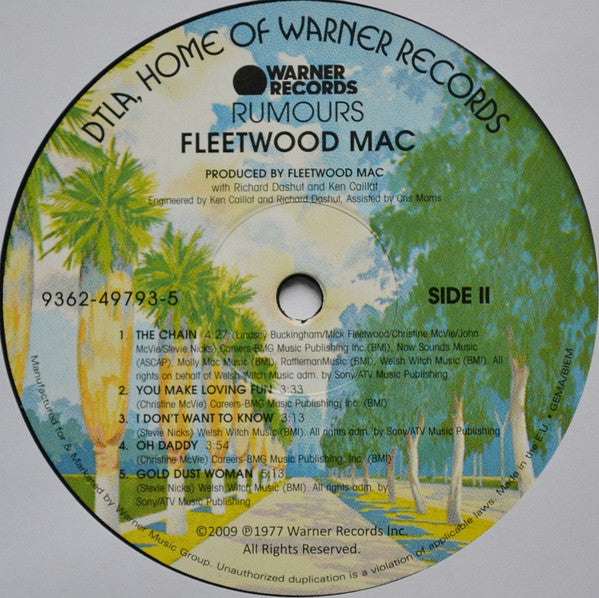 Fleetwood Mac – Rumours LP vinyl record, image 6 of 8