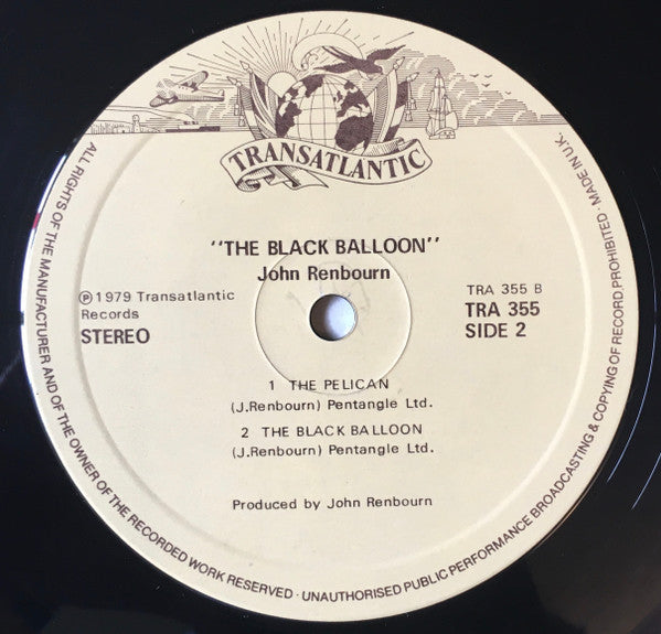 John Renbourn – The Black Balloon LP vinyl record, image 4 of 4