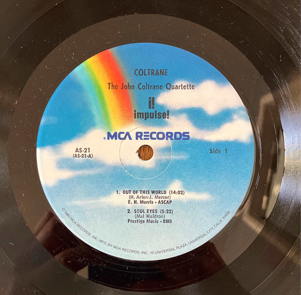 The John Coltrane Quartet – Coltrane LP vinyl record, image 4 of 4