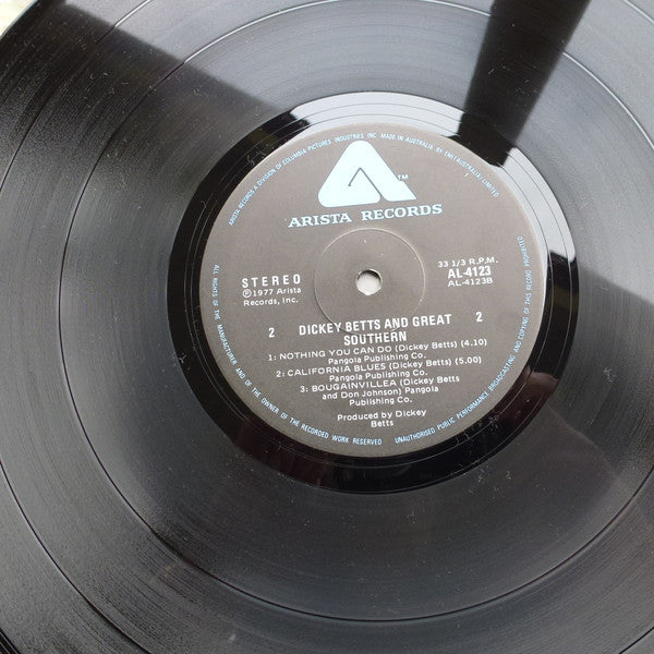 Dickey Betts & Great Southern – Dickey Betts & Great Southern LP vinyl record, image 6 of 6