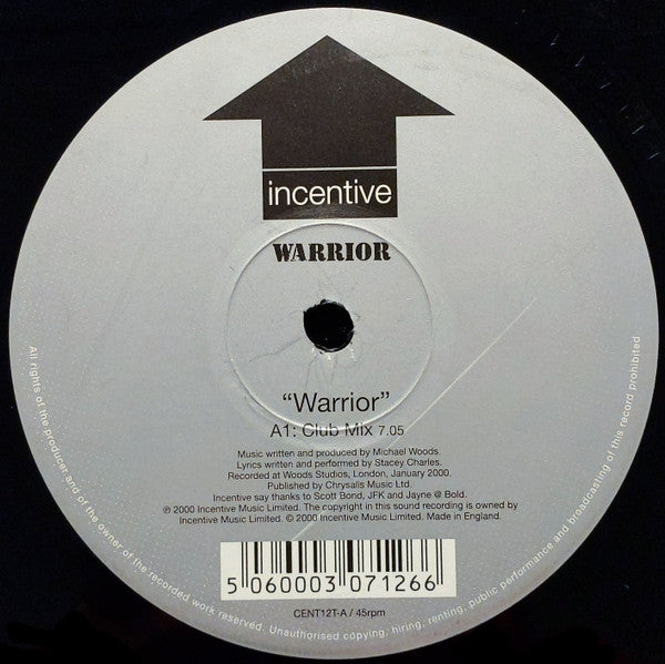 Warrior – Warrior 12" vinyl record, image 3 of 4