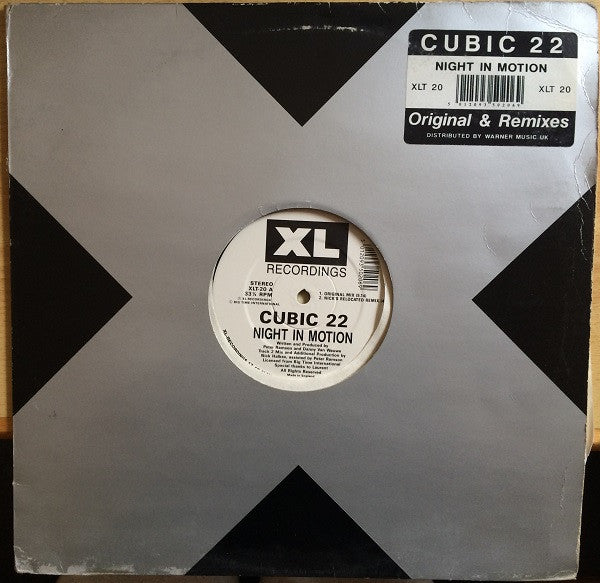 Cubic 22 – Night In Motion 12" vinyl record, image 1 of 4
