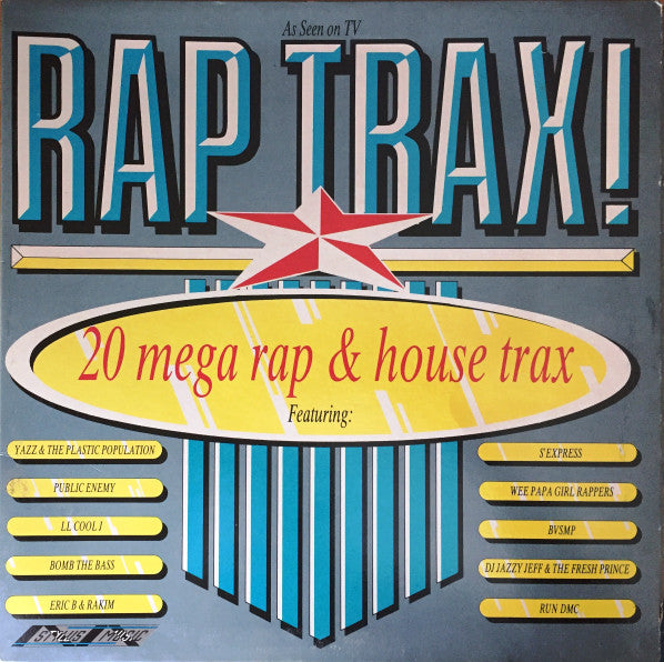 Various – Rap Trax! LP vinyl record, image 1 of 3