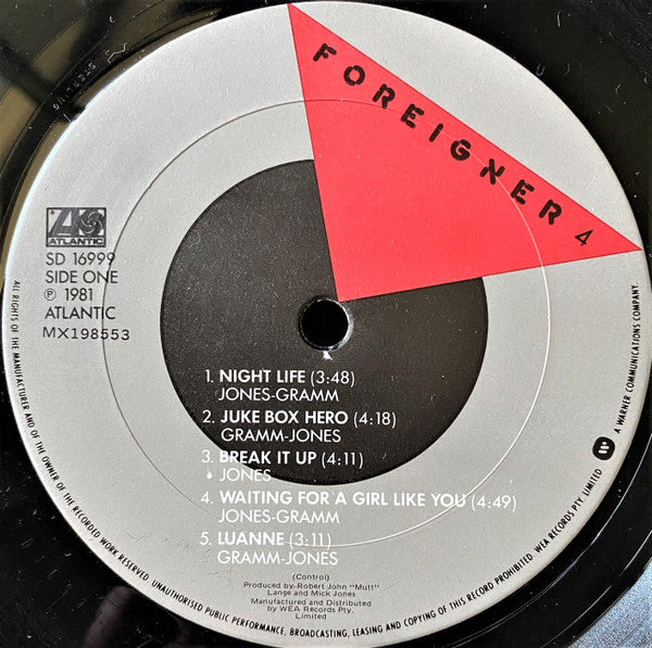 Foreigner – 4 LP vinyl record, image 3 of 7