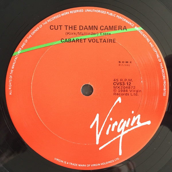 Cabaret Voltaire – Sensoria 12" vinyl record, image 4 of 4