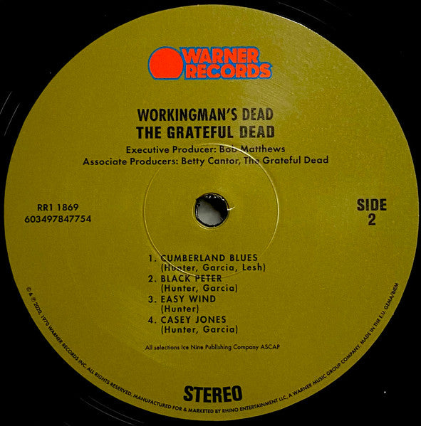 The Grateful Dead – Workingman's Dead LP vinyl record, image 4 of 7
