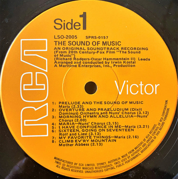 Various – The Sound Of Music LP vinyl record, image 5 of 6