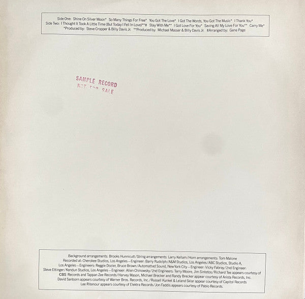 Marilyn McCoo & Billy Davis Jr. – Marilyn & Billy LP vinyl record, image 4 of 6