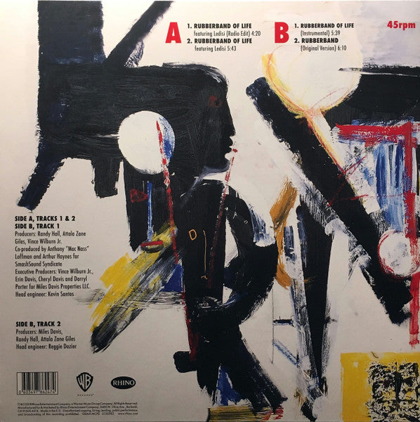 Miles Davis – Rubberband EP 12" vinyl record, image 2 of 8