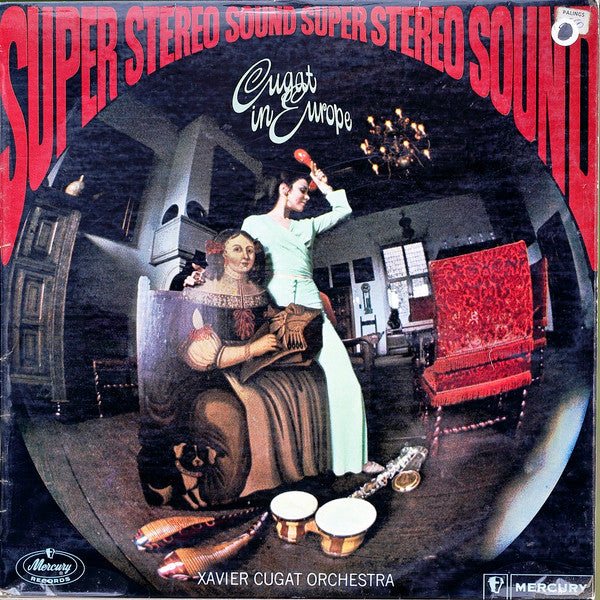 Xavier Cugat And His Orchestra – Cugat In Europe LP vinyl record, image 1 of 4
