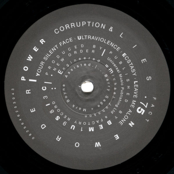 New Order – Power, Corruption & Lies LP vinyl record, image 4 of 4