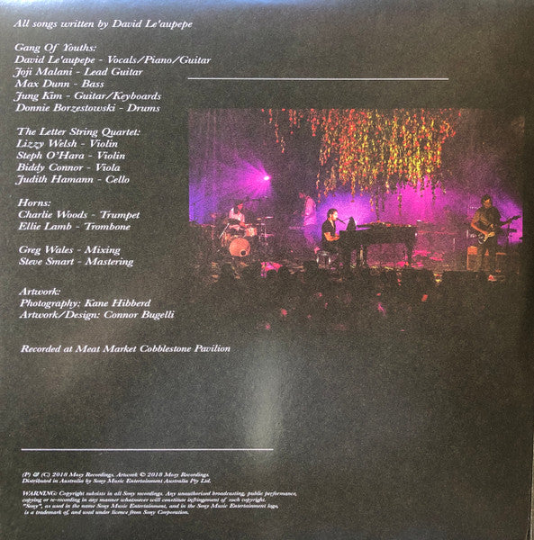 Gang of Youths – MTV Unplugged Live In Melbourne (2xLP) LP vinyl record, image 2 of 8