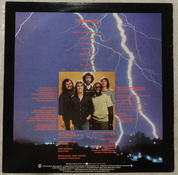 Larry Carlton – Strikes Twice LP vinyl record, image 2 of 4