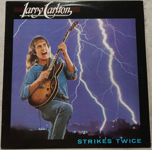 Larry Carlton – Strikes Twice LP vinyl record, image 1 of 4