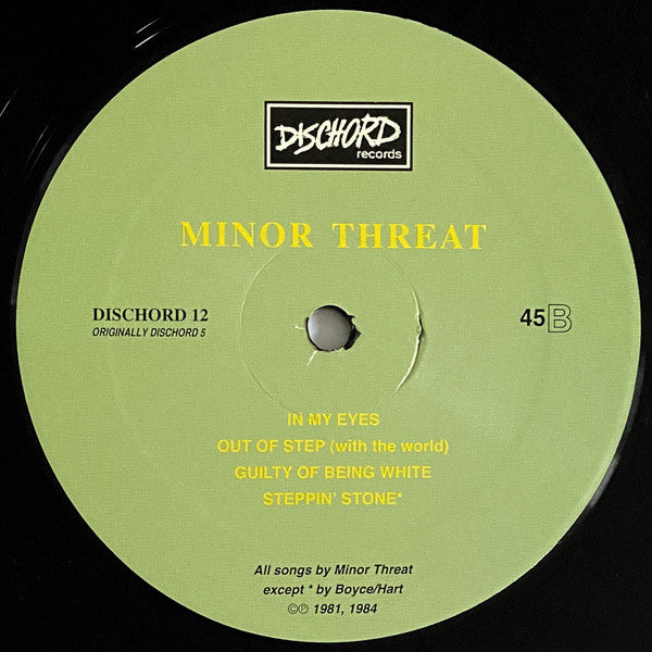 Minor Threat – Minor Threat 12" vinyl record, image 4 of 9