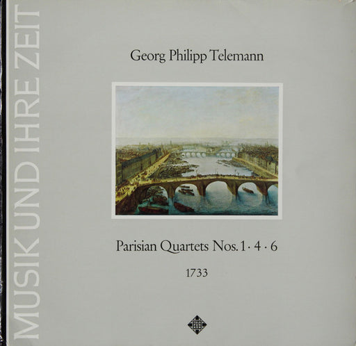 Georg Philipp Telemann, Quadro Amsterdam – Parisian Quartets Nos. 1 · 4 · 6 LP vinyl record, image 1 of 6
