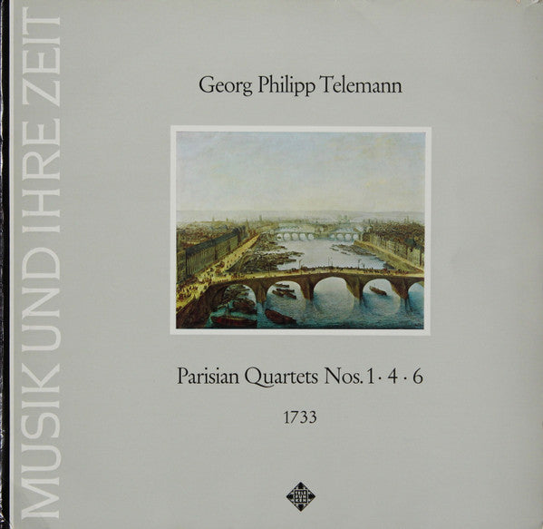 Georg Philipp Telemann, Quadro Amsterdam – Parisian Quartets Nos. 1 · 4 · 6 LP vinyl record, image 1 of 6
