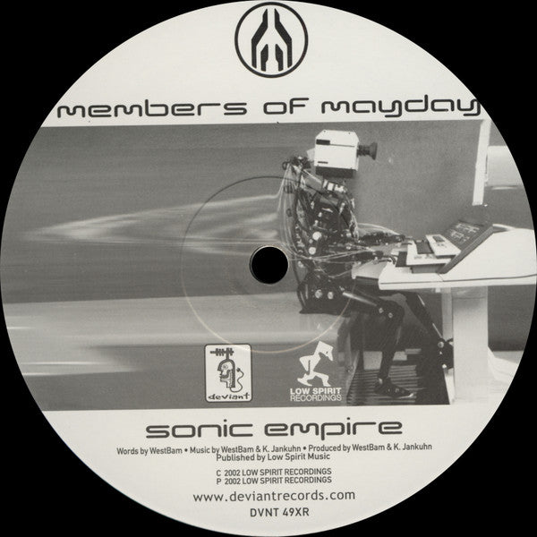 Members Of Mayday – Sonic Empire 12" vinyl record, image 4 of 4