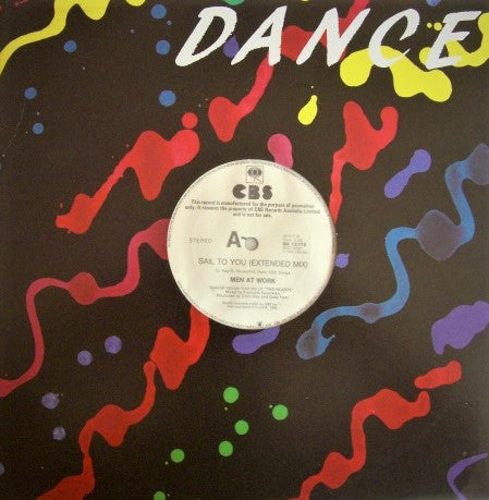 Men At Work – Sail To You 12" vinyl record, image 1 of 3