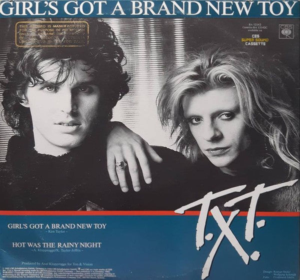 T.X.T. – Girl's Got A Brand New Toy 12" vinyl record, image 2 of 2