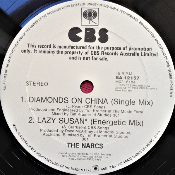 The Narcs – Diamonds On China 12" vinyl record, image 5 of 5