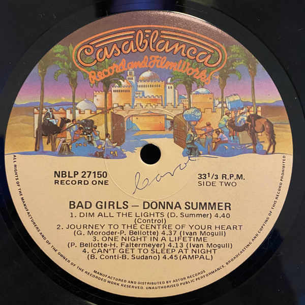 Donna Summer – Bad Girls (2xLP) LP vinyl record, image 4 of 6